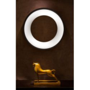 Plafonnier LED rond lumineux - OVEOLA 35W - style épuré et moderne, personnalisable en applique ou suspension_2