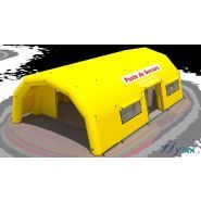 Abris médicaux mobiles - Fly Pix - Tente PMA gonflable 10x6x2.75 m en PVC avec pompe et régulateur de pression_2