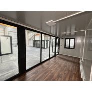 Bungalow de Chantier | Cabane de Chantier | Bureau Container | Bureau Conteneur | Modèle Night Office -240x600x250cm_2