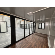 Bureau container Modèle Night Office - Solution modulaire haut de gamme, excellente isolation, dimensions 240x600x250cm_2