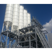 Centrale à béton fixe pour grands débits avec système de chargement des trémies - CTS Centrale à béton fixe pour grands débits avec système de chargement des trémies - CTS