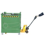 Benne à fond ouvrant AG_FB - 500 à 2000L - Charge 1000 à 1500 Kg - Acier robuste, laquée ou galvanisée_2