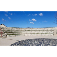 Blocs béton denses pour soutènement