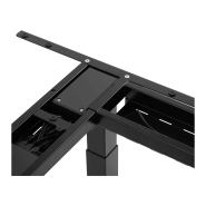 Bureau d'angle assis-debout électrique - Hauteur 69-118 cm - Largeur ajustable 90-150 cm (gauche) / 110-190 cm (droite) - Charge max 150 kg_2