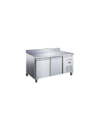 Desserte réfrigérée positive 2 portes - Inox AISI304 - Température +2°C/+8°C - 228 litres - Référence AAS2PD_2