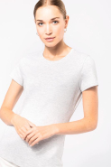T-shirt col rond manches courtes femme - Réf: K380 - 100% coton peigné - Kariban - Coupe cintrée mode_2