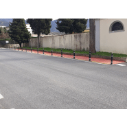 Borne Eros Flex - H412 - polyéthylène compacté avec bandes réfléchissantes_2