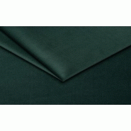 Canapé convertible Club Newton Express en velours vert - sommier à lattes 140x197 cm - matelas 16 cm Silvercare_2