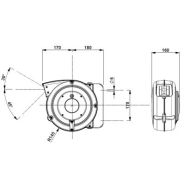 Enrouleur électrique à rappel automatique à ressort - 10m - Câble H07RN-F 3G1,5 mm² - Protection thermique - IP42 - P506_2