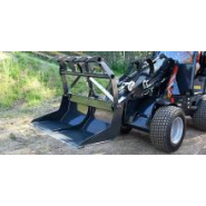 Godet pélican - 105 cm - Transport et chargement des branches, déchets de construction, compost - Norcar Multi-Faster_2