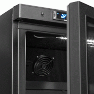 Armoire réfrigérée positive noire vitrée - GN2/1 - 570L | Tefcold - UR600BG_2