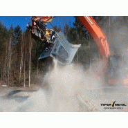 Godets concasseurs Vipermetal VPCH-21 - broyage des déchets de construction et démolition_2