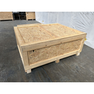 Emballage de caisse en bois sur-mesure en OSB - NIMP15 SEI 4B