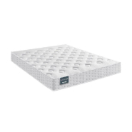 Ensemble Dunlopillo 140x190 cm - Matelas mémoire de forme EUGEN 21 cm, sommier déco et pieds en hêtre gris_2