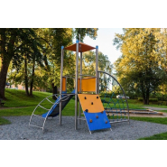 Jeu enfants en acier inoxydable - Aire de jeux conforme EN1176 - Référence BT11009_2