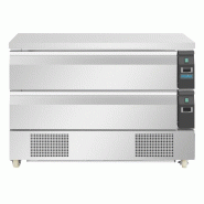 Soubassement double réfrigération 2 tiroirs Série U 6x GN 1/1 DA997 Polar_2