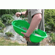 Panier de semence et engrais - plastique vert 20L avec sangle - L 60 x l 31 x H 19.5 cm - Réf 854911_2