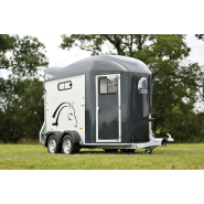 Van à chevaux GOLD 3 - Suspension PULMANN - 2 Places avec casier sellerie RTM - PTAC 1100 à 2600 kg - Aluminium - 3.2 x 1.67 m H = 2.35 m - Reference TOURING-COUNTRY_2