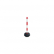 Ensemble 2 poteaux plastiques de signalisation et balisage - base lestable - pobalisevin001_2