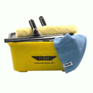 Seau laveur de vitres Ettore jaune 10L - très léger avec couvercle en option_2