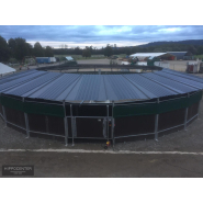 Marcheur pour chevaux professionnel - Toiture acier de 3m50 - Existe en 12, 15, 16, 18, 20m_2