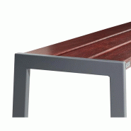 Banquette SILAOS bois et acier_2