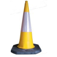 Cône de chantier lesté en polyéthylène K5A - Ecofoot Color - ADS Equipments Eurl_2