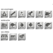 Machine à brochettes manuelle - Capacité 160 brochettes/h - Réf. PTO01-ET - Poids jusqu'à 250g - Bâton 120-280mm_2