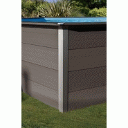 Piscine ovale composite 6,64 x 3,86 x H.1,24m - filtration à sable 6m³/h - projecteur LED inclus_2