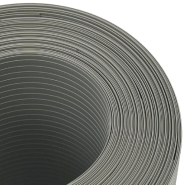 Vidaxl brises-vues de jardin 10 pcs gris pierre 252,5x19 cm pvc 4005545_2