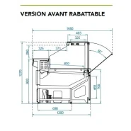 Vitrine réfrigérée service arrière pratique et polyvalente - PLATANE_2