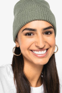 Bonnet écoresponsable en laine mérinos unisexe - Native Spirit - Réf: NS012 - thermorégulant, antibactérien et hypoallergénique_2