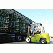 Chariot élévateur gaz - 1,5t à 16t - robuste et puissant pour charges lourdes en extérieur_3