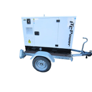 Groupe électrogène industriel diesel 1500tr - RPOWER DY22K(S)E - Insonorisé ou ouvert - 22 kVA / 18 kW_2