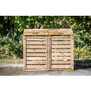 Ref. Cp 15090 - cache-conteneurs et abris poubelle - foresta - hors-tout: 1,50 x 0,90 m_2