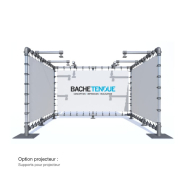 Stand en U fixe - Avec bâche - Bâche Tendue - So-Stand_2