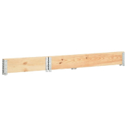 Vidaxl collier de palette 50x150 cm bois de pin solide 310054_2