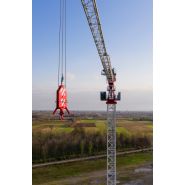 Grue à tour à flèche relevable CTLH 192-12 - Terex - longueur de flèche max. 55 m - capacité max. 12 t_2