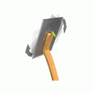 Présentoir d'affichage A3 en bois_2