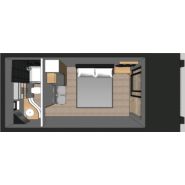 Studio de jardin - My Garden Loft - 6,80 x 2,90 m - 20 m² extérieur et 17 m² intérieur - configuration studio, guest-house ou chambre hôtelière_2