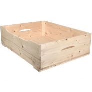 Caisse en bois X2 - Simply à Box - L54 x H20 x P75 cm - bois brut ou 6 coloris de lasure à l'eau_2