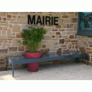 Banc public en métal atech banquette simple_2