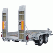 Remorque porte-engins - ecim - 11 tonnes - charge utile : 8500 kg_2