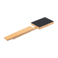 Lampe de bureau multifonctionnelle en bambou - 25 LED, luminosité réglable, chargeur rapide sans fil et port USB_2