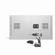 Armoire de charge pour batteries lithium-ion ChargeGuard Justrite - 1092 x 457 x 610mm / Prises EU_2