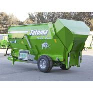 Mélangeuse horizontale avec pales pour meilleure circulation des produits