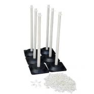 Pk906rb - barrière à chaîne poteaux plastique - signals - h 900 x ø 40 mm_2