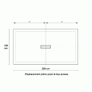 Table de réunion rectangulaire Pigreco Up- Martex - Oui, Blanc_2
