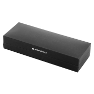 Parure stylos - Stylo bille et roller en métal argenté - Coffret cadeau André Philippe_2