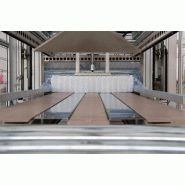 Ensacheuse automatique de flacons - conditionnement thermoplastique en LDPE avec tapis transporteur et palettiseur_2